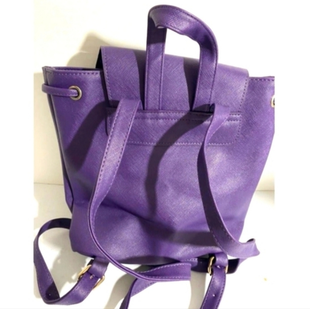 NEW Monat Purple Backpack Purse - Picture 4 of 6